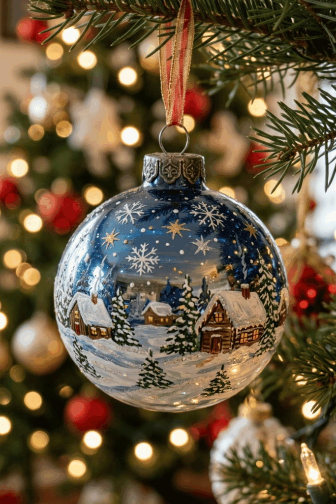 christmas ornament painting ideas to try