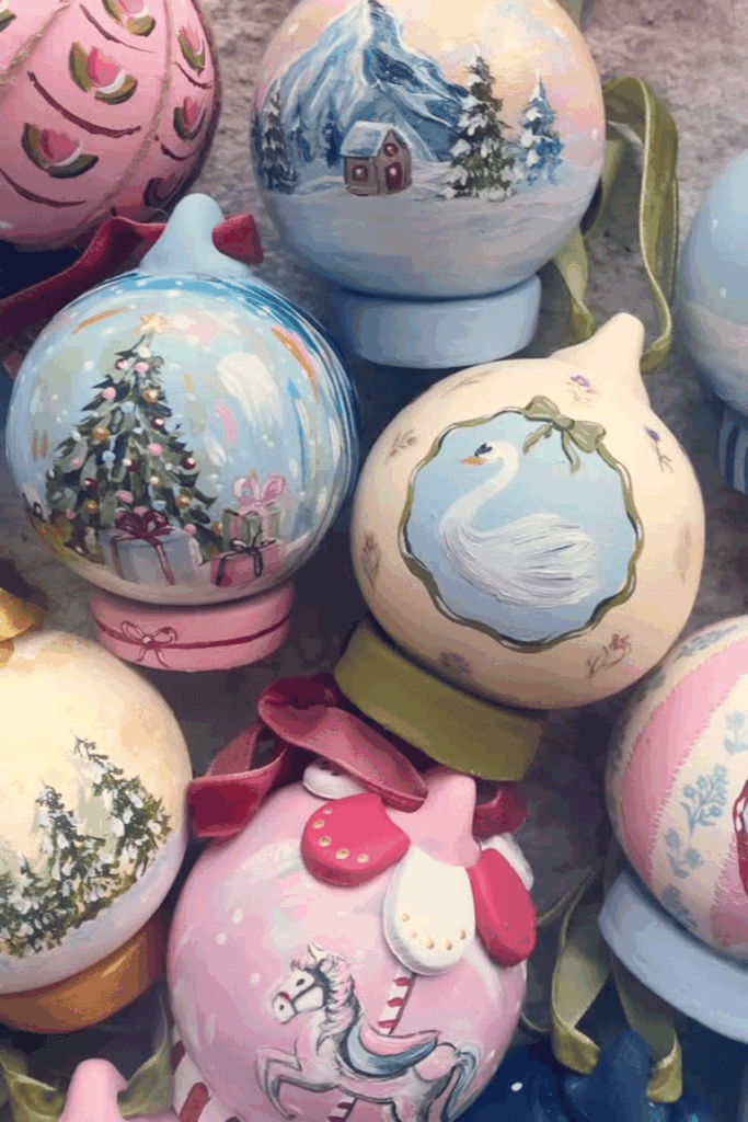 christmas ornament painting ideas to try
